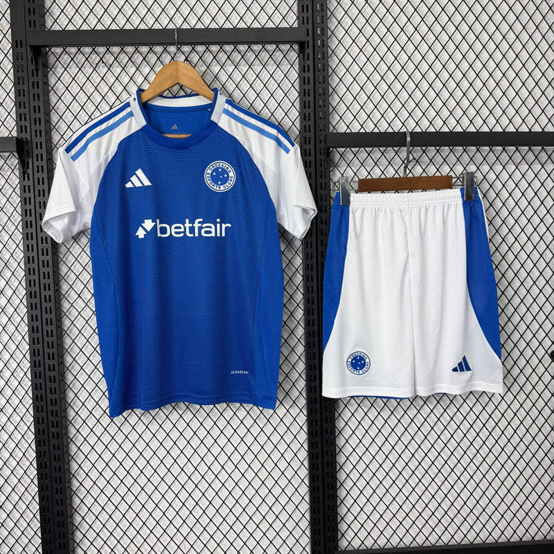 Kit Infantil Cruzeiro Titular 25/26 - Lançamento
