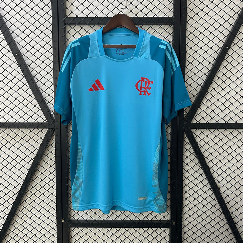 Camisa Flamengo Treino Azul 25/26 - Versão Torcedor - Lançamento