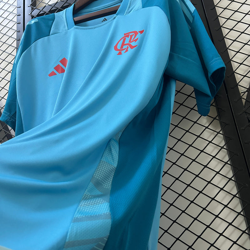 Camisa Flamengo Treino Azul 25/26 - Versão Torcedor - Lançamento