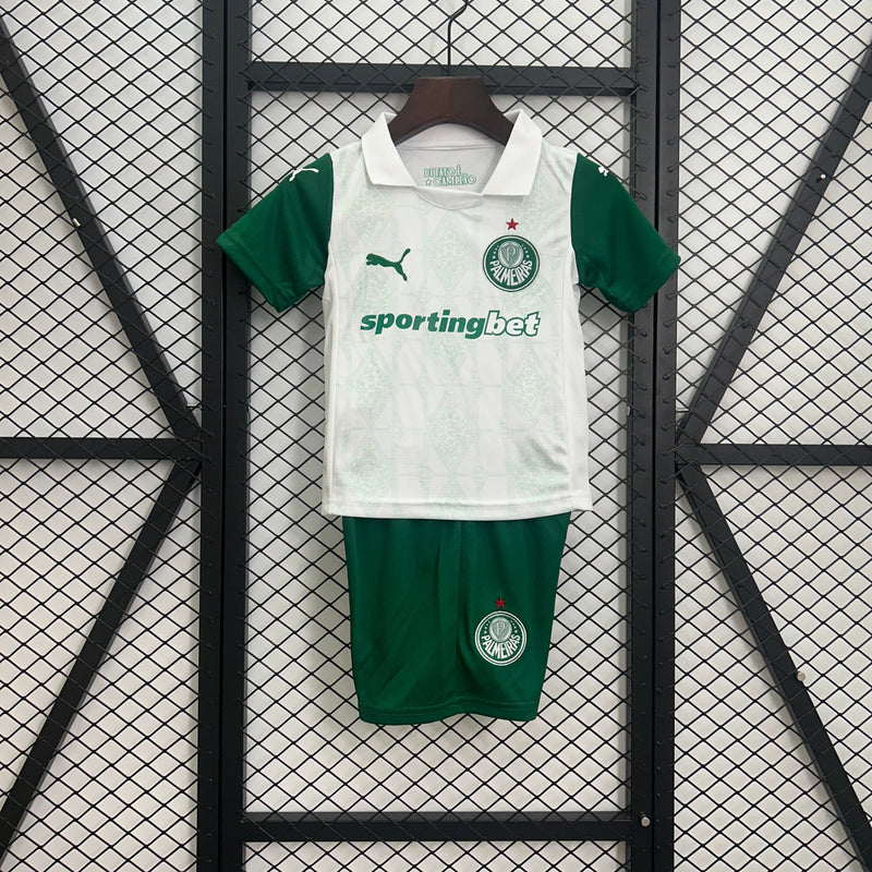 Kit Infantil Palmeiras Visitante 25/26 - Lançamento